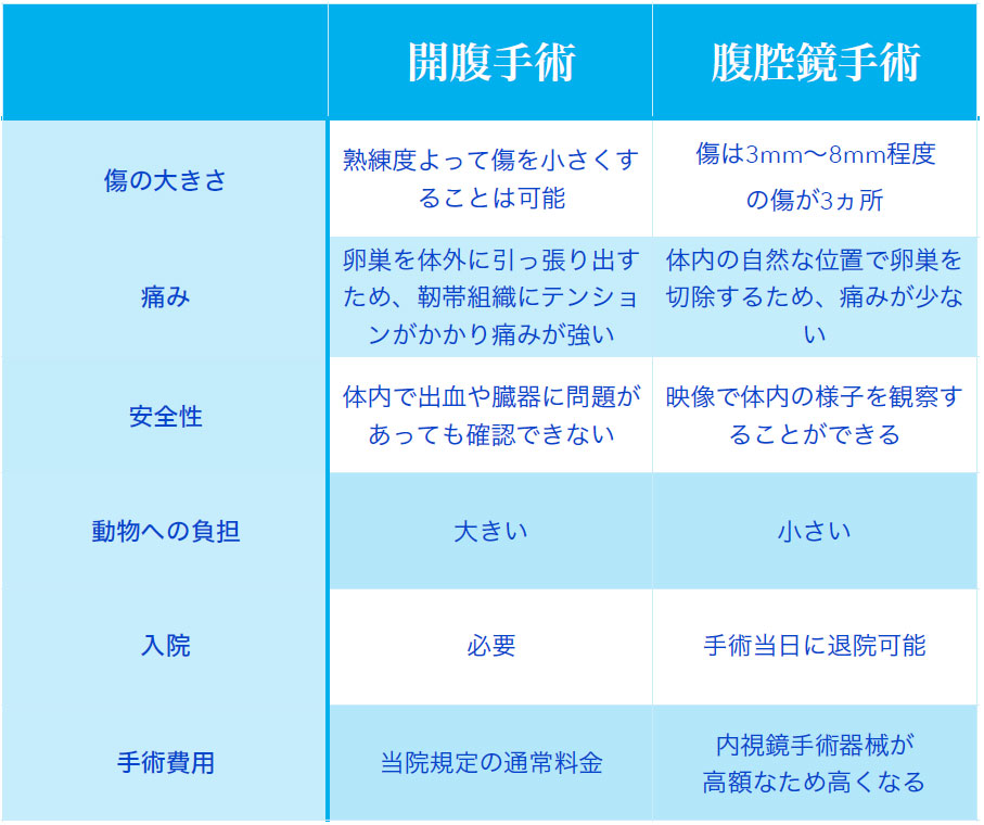 腹腔鏡下避妊手術